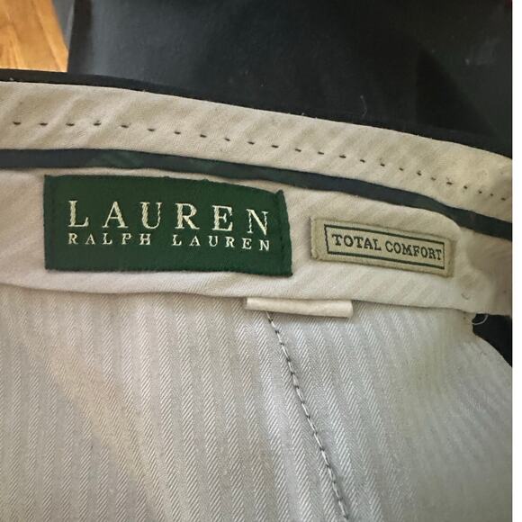 Lauren Ralph Lauren Black Wool Comfort Fit Trouser Pants – 36x32 - Picture 7 of 8